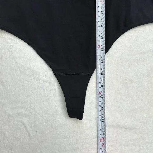 Lululemon one piece thong body suit True Navy and Black, size 8 - Picture 8 of 15